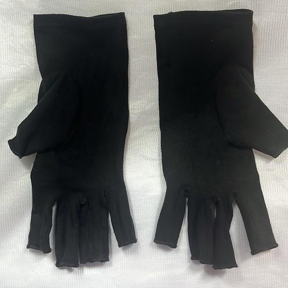 Black Fingerless Gloves - Relieve Hand Discomfort with 1pair Fingerless … - Picture 5 of 5